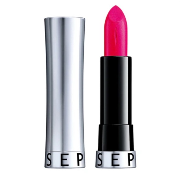Sephora Other - Sephora Rouge Shine Lipstick No. 19 Number Hot Pink Shimmer Color Sparkly